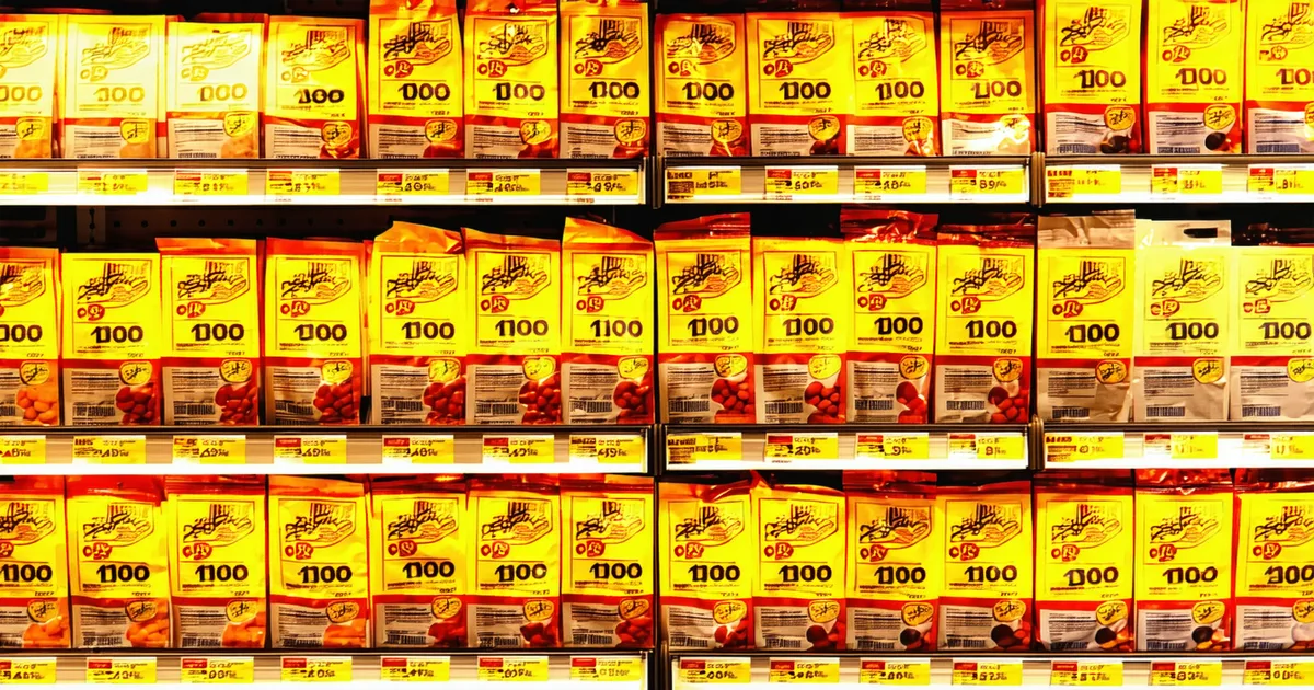 Pricing labels on FMCG products in an Egyptian supermarket — competitive pricing analysis